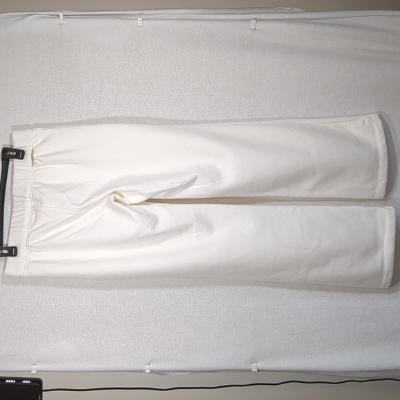 UGG Women's Collins Wide Leg Cream Super Soft Fleece Casual Pants Size Large - Picture 6 of 12